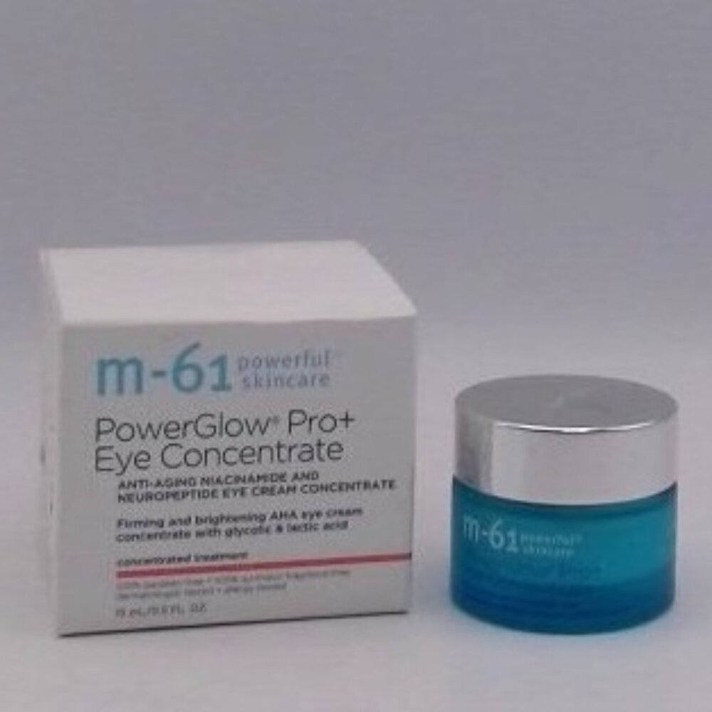 M-61 Powerful Skincare - PowerGlow Pro+ Eye Concentrate, .5 Fl Oz / 15 mL, BNIB‎